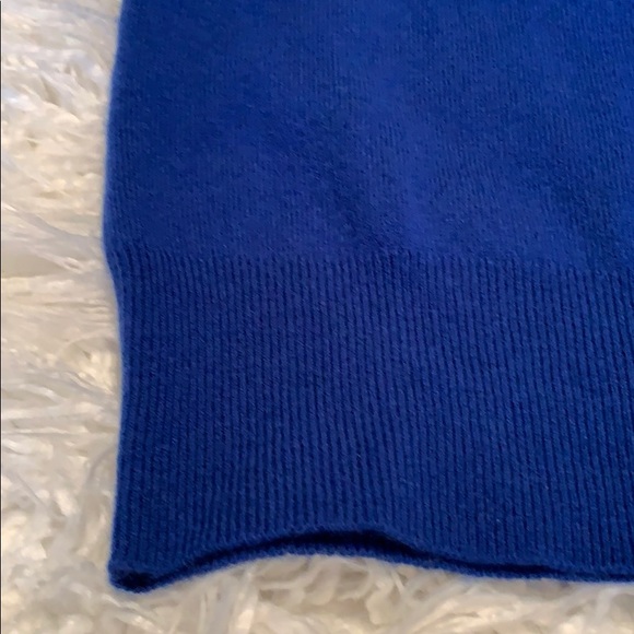 Ann Taylor royal blue cashmere sweater excellent - Picture 3 of 9
